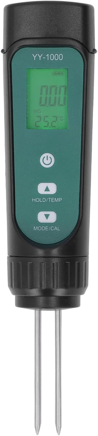 3-in-1 digital soil tester by Wolffront for measuring temperature, humidity, pH, and monitoring moisture.