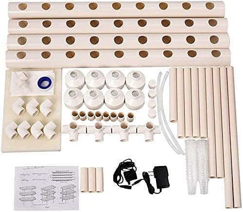 4YANG Hydroponic Grow Kit 36 Sites 4 PipesLarge Indoor Herb Garden,Organic Vegetables and Fruits in Only 45 Days,Gardening Gifts for Women Kids