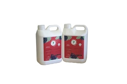 Solution, aqueous, A + B 5 liters. Nutrients, aqueous, compatible with hydroponic systems, concentrated for all purposes suitable for fruit germination, high-quality raw materials to provide a balanced supply.