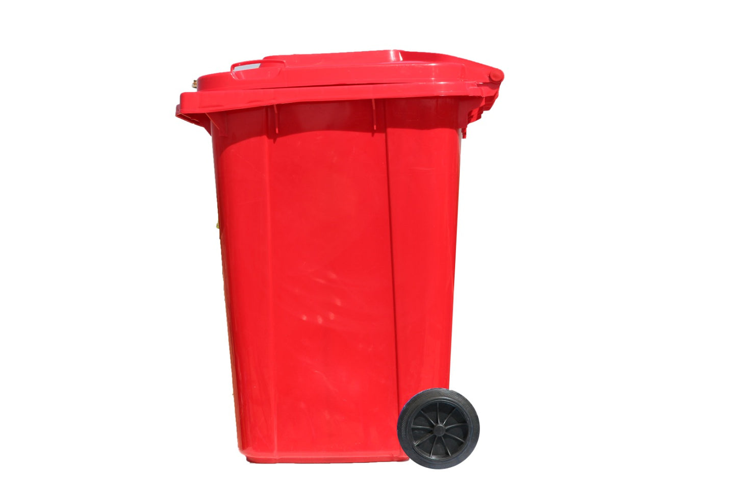240 liter trash green and red