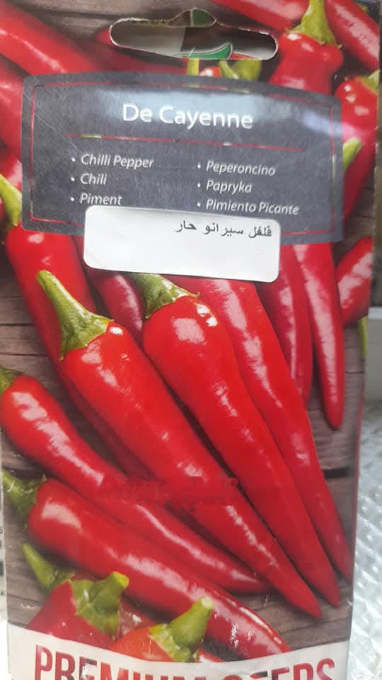 بذور فلفل سيرانيو الحار