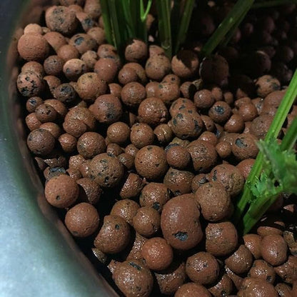 Clay Balls, Lightweight Growing Media for Hydroponics and Aeroponics, pH Neutral, Porous Structure (1, KM)