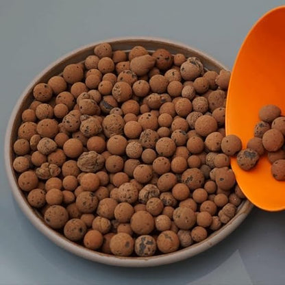 Clay Balls, Lightweight Growing Media for Hydroponics and Aeroponics, pH Neutral, Porous Structure (1, KM)