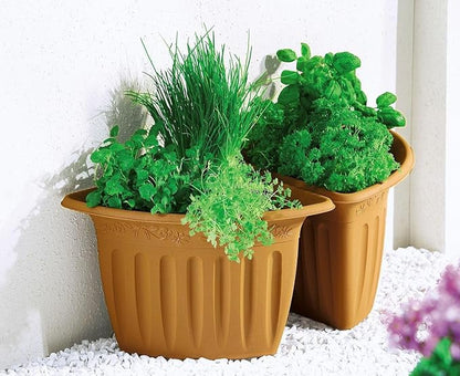  وعاء للنباتات و الزهور للزاوية مجموعة من 4