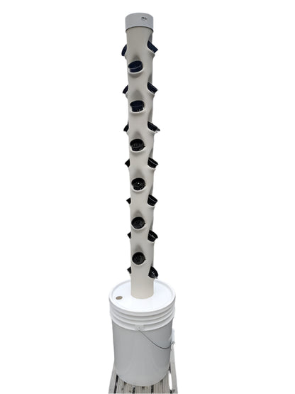 Tower Garden Planting Vertical, Mixed Materials,20 Hole Planting Tower