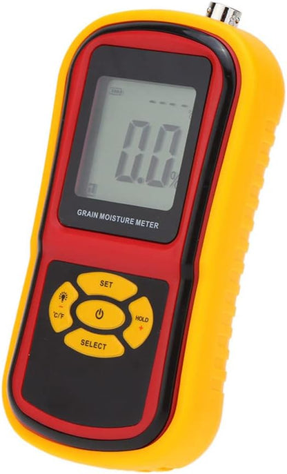 AGRG portable digital grain moisture meter GM640 with measuring probe and LCD screen